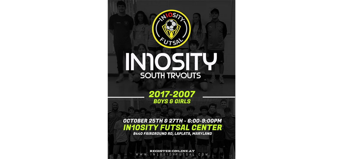 In10sity Futsal South Tryouts